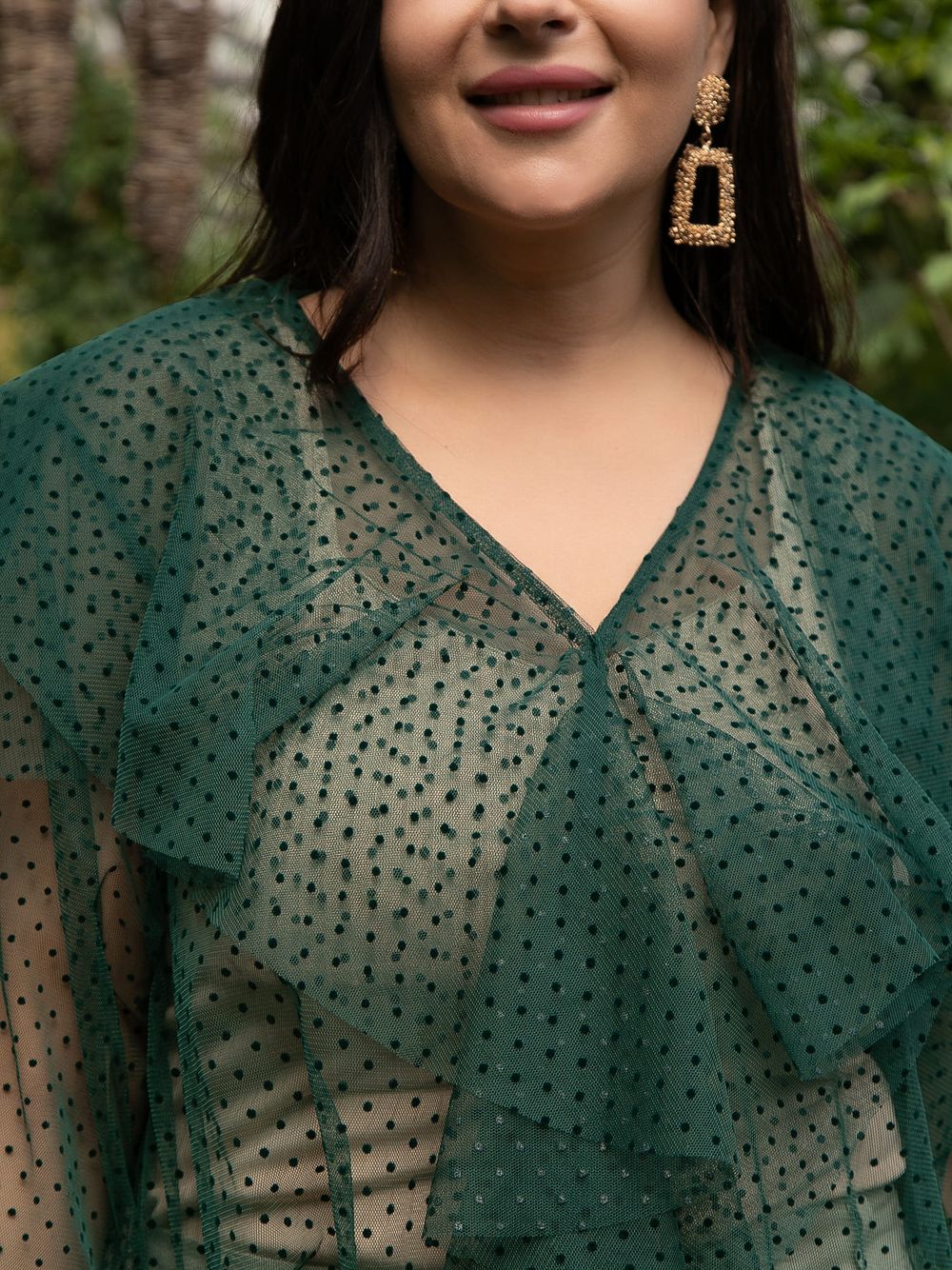 Блуза Диантус (зеленая) Б15548-39М LT Collection