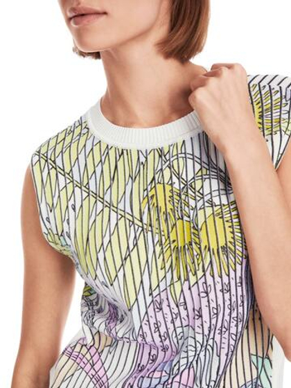 Marc Cain Топ из вискозы с принтом