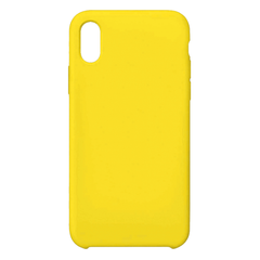 Силиконовый чехол Silicon Case WS для iPhone XR (Желтый)
