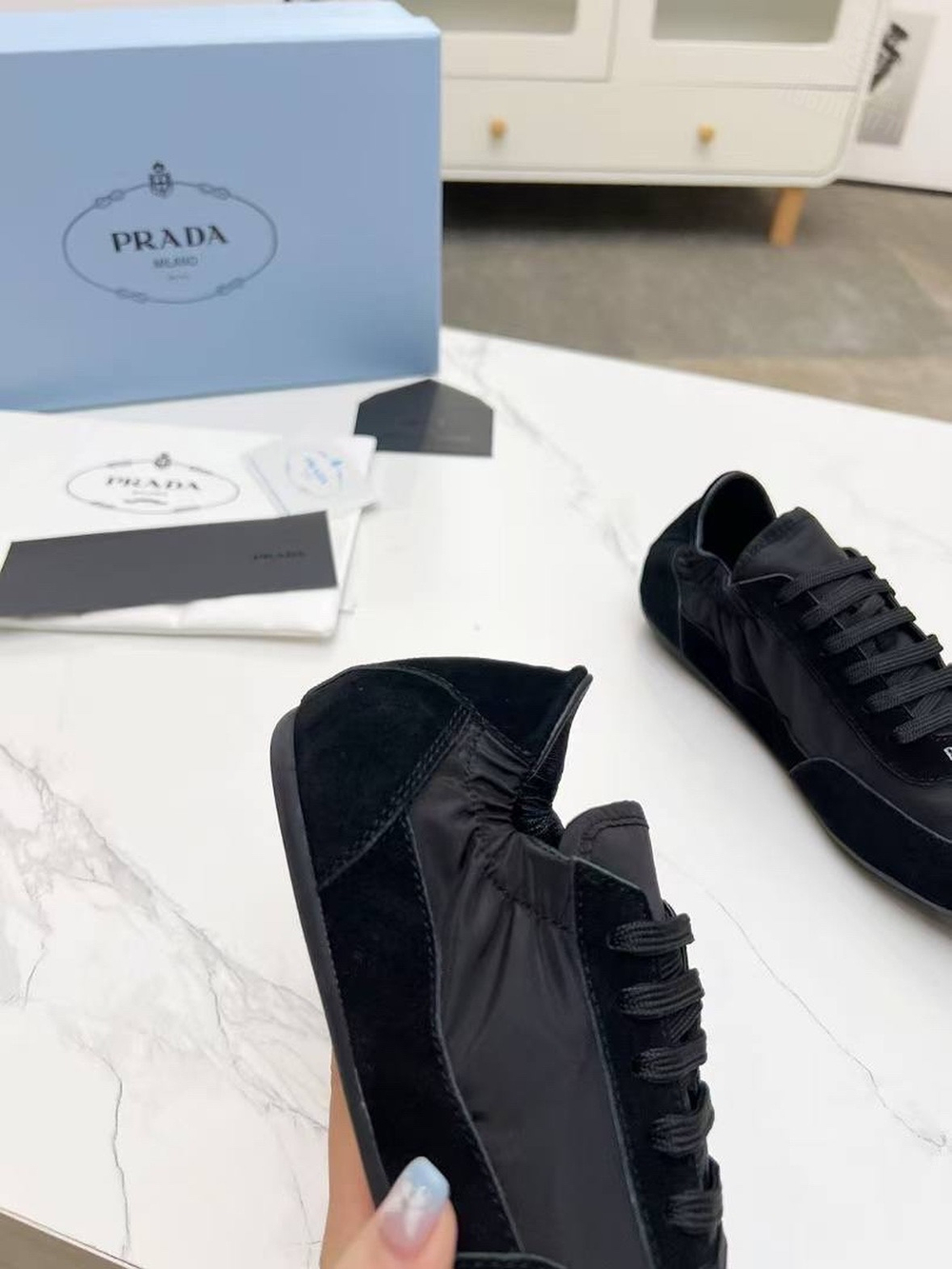 Кроссовки Prada