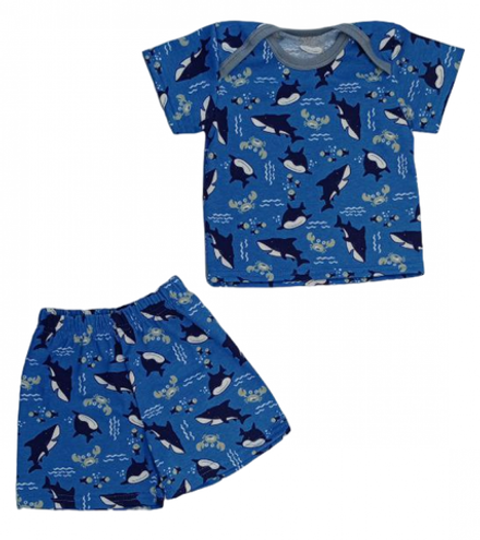 Костюм ясельный 0244/15 крабики, акулы