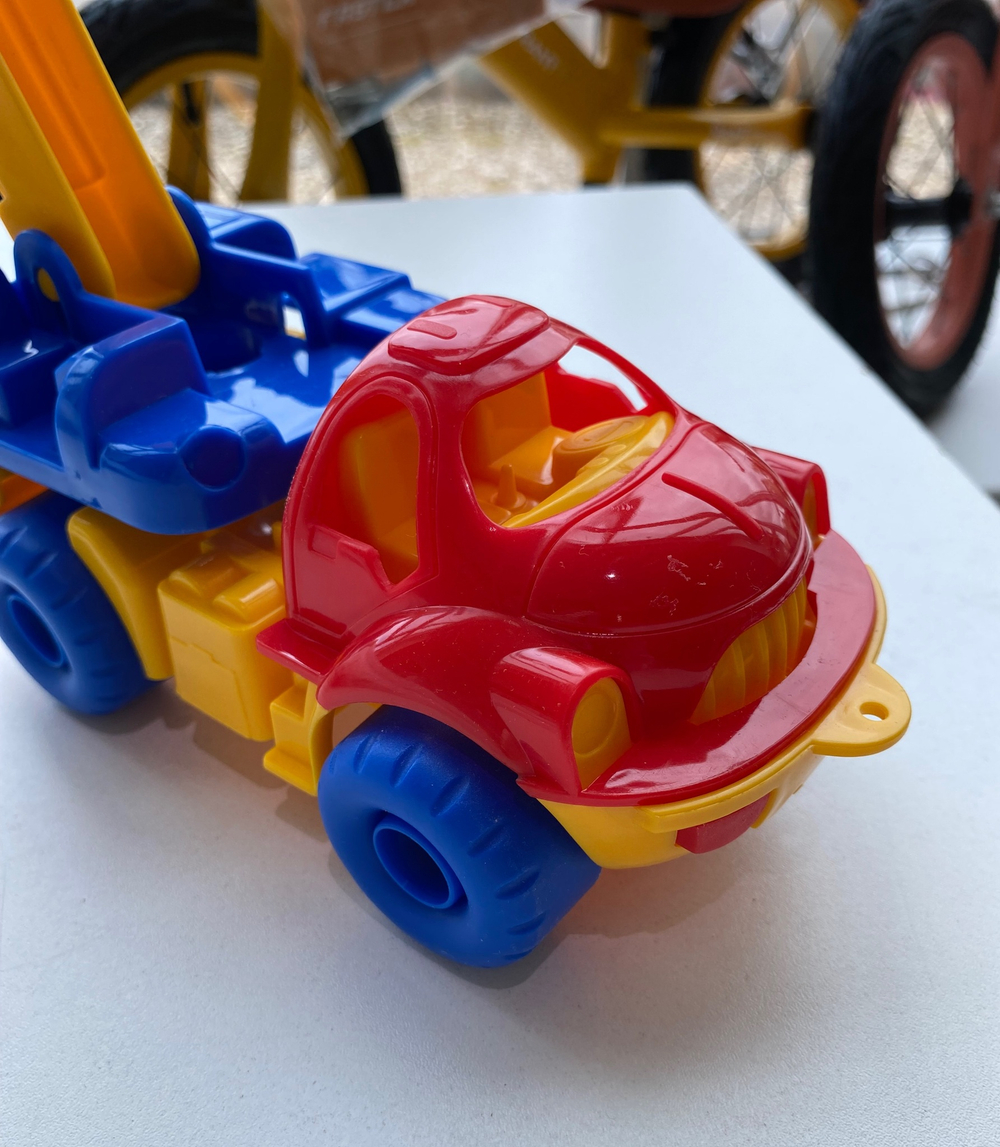 Машинка для малышей "Трактор-экскаватор Малыш"