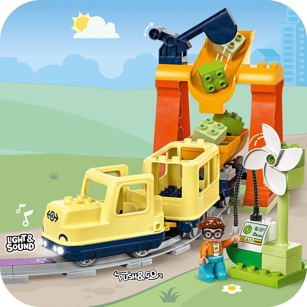 LEGO DUPLO Town - Большой интерактивный городской поезд 10428
