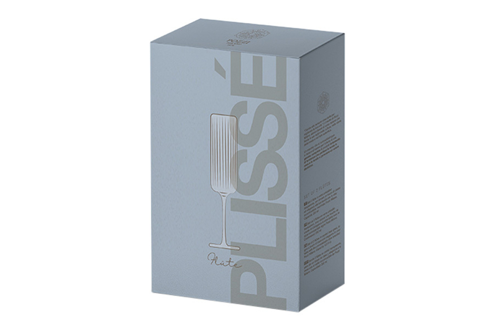 Набор бокалов для шампанского 2шт 200мл Pozzi Milano 1876 Modern Classic прозрачный