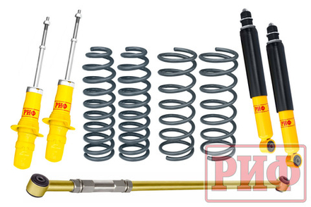 Лифт-комплект для SsangYong Rexton 2 (2006-2012 мост) лифт 30 мм +75 кг РИФ