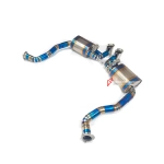 Титановая выхлопная система с заслонками для Porsche 987 Boxster 2.7T 2004-2009 / 981 Boxster 2.7T 2012-2017 Порше Бокстер