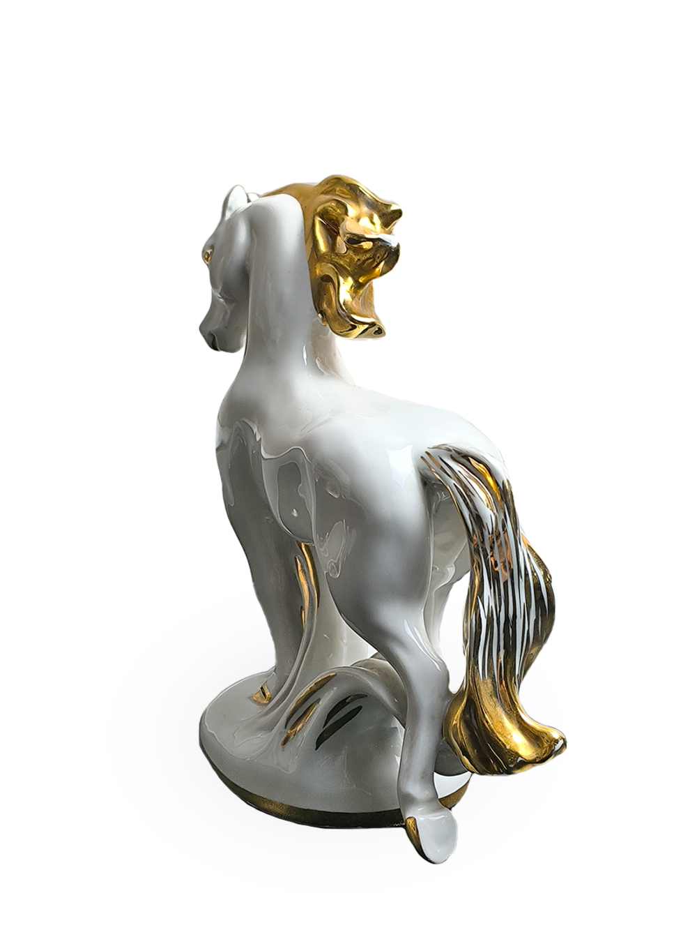 Фарфоровая статуэтка "Конь-огонь" ЛФЗ