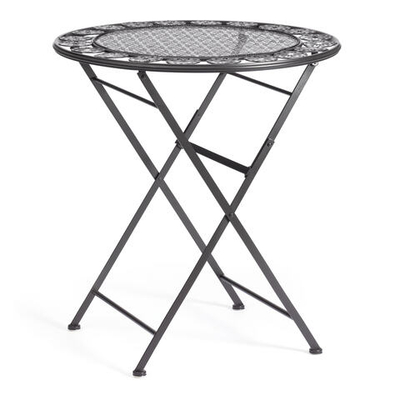 Стол Patio (PL08-11139) стальной сплав, черный, 70х75см