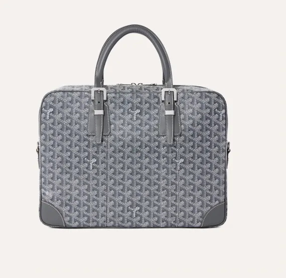 Портфель GOYARD Ambassade MM, серый