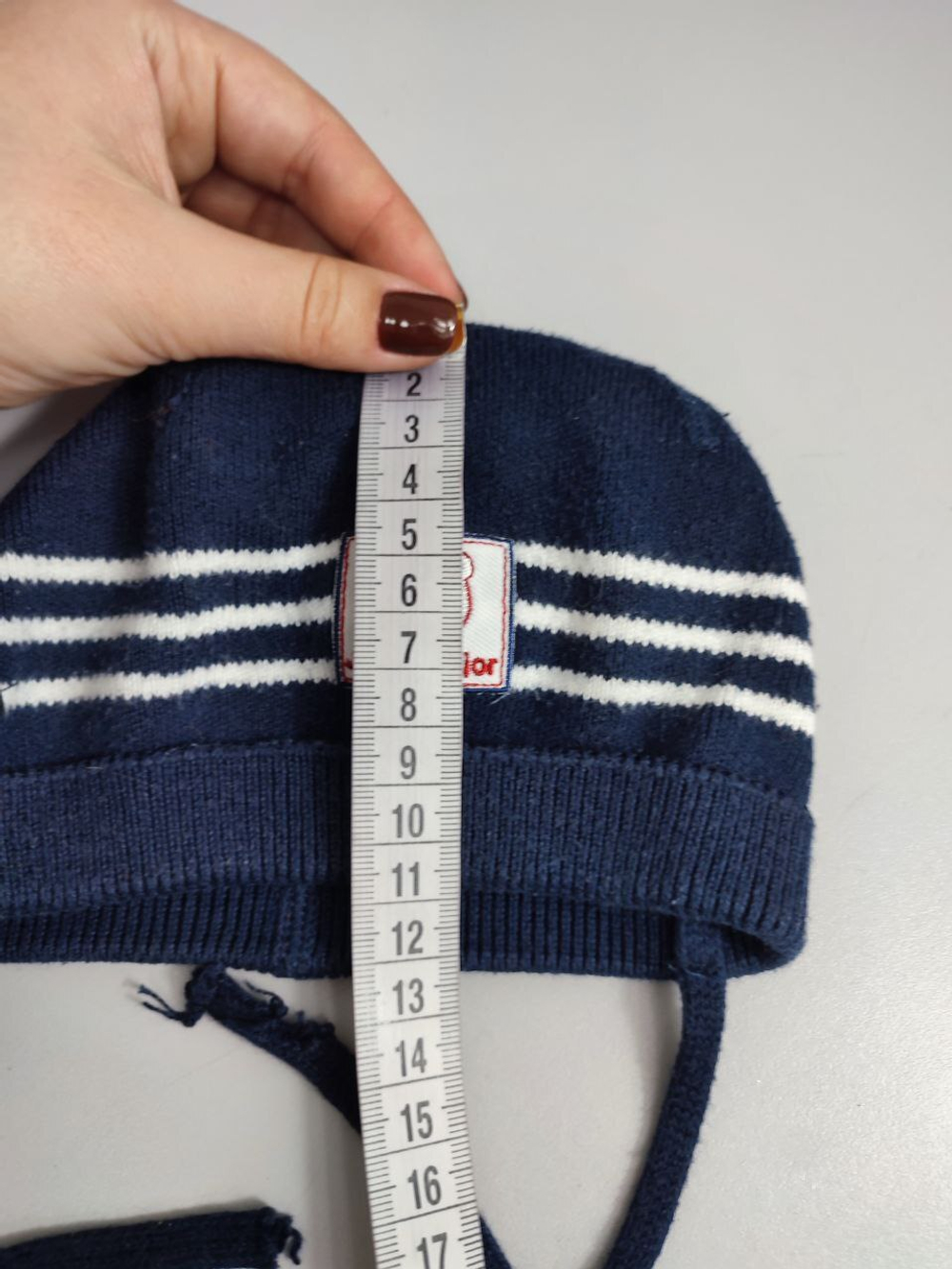 Шапка с принтом на 0-3 месяца