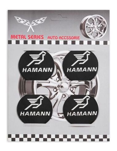 Наклейки на колпак 55мм Hamann 4пр (металл) KOTA