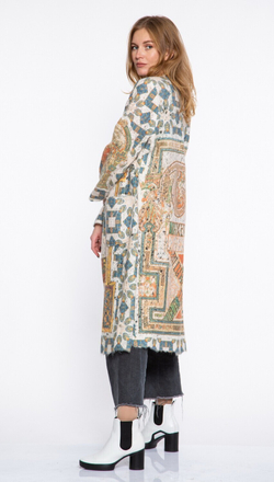 Кардиган "Экслибрис", по мотивам средневековых фронтисписов из Келлской книги