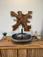Раковина из речного камня RS-65901 61х45х15 из натурального камня