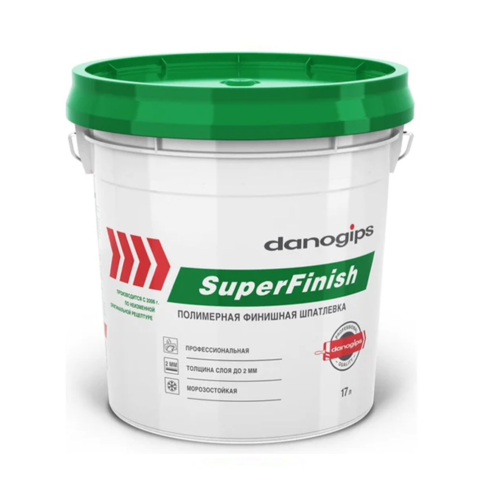 DANOGIPS SUPER FINISH шпаклевка универсальная (17л/28кг)