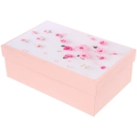 Коробка подарочная «Розочки» 19*12*6.5 см, Розовый