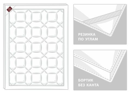 Наматрасник-топпер теплый 140х200 German Grass Topper Wool Grass