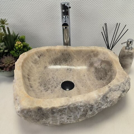 Раковина из оникса Erozy Grey EO-62166 52*41*15 0093