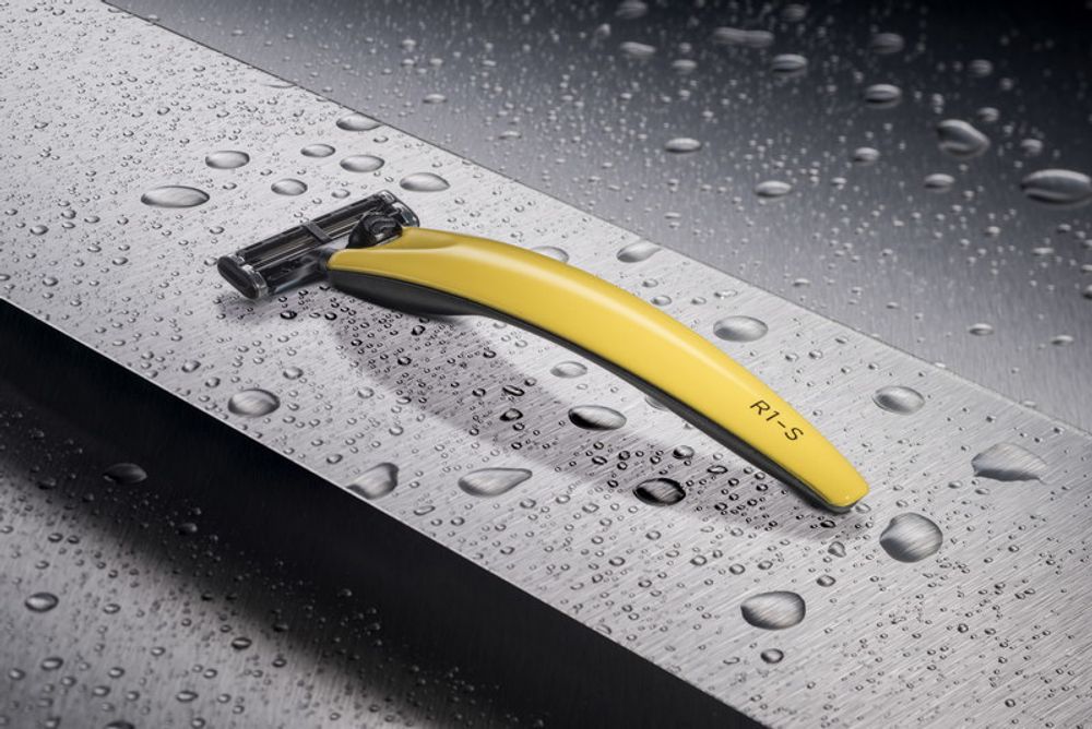 Бритва Bolin Webb R1-S, желтая, Gillette Mach3 (BW R1-S YEL)