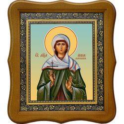 Анна Лыкошина мученица. Икона на холсте.