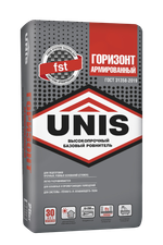 Ровнитель для пола UNIS ГОРИЗОНТ АРМИРОВАННЫЙ высокопрочный армированный базовый  25 кг