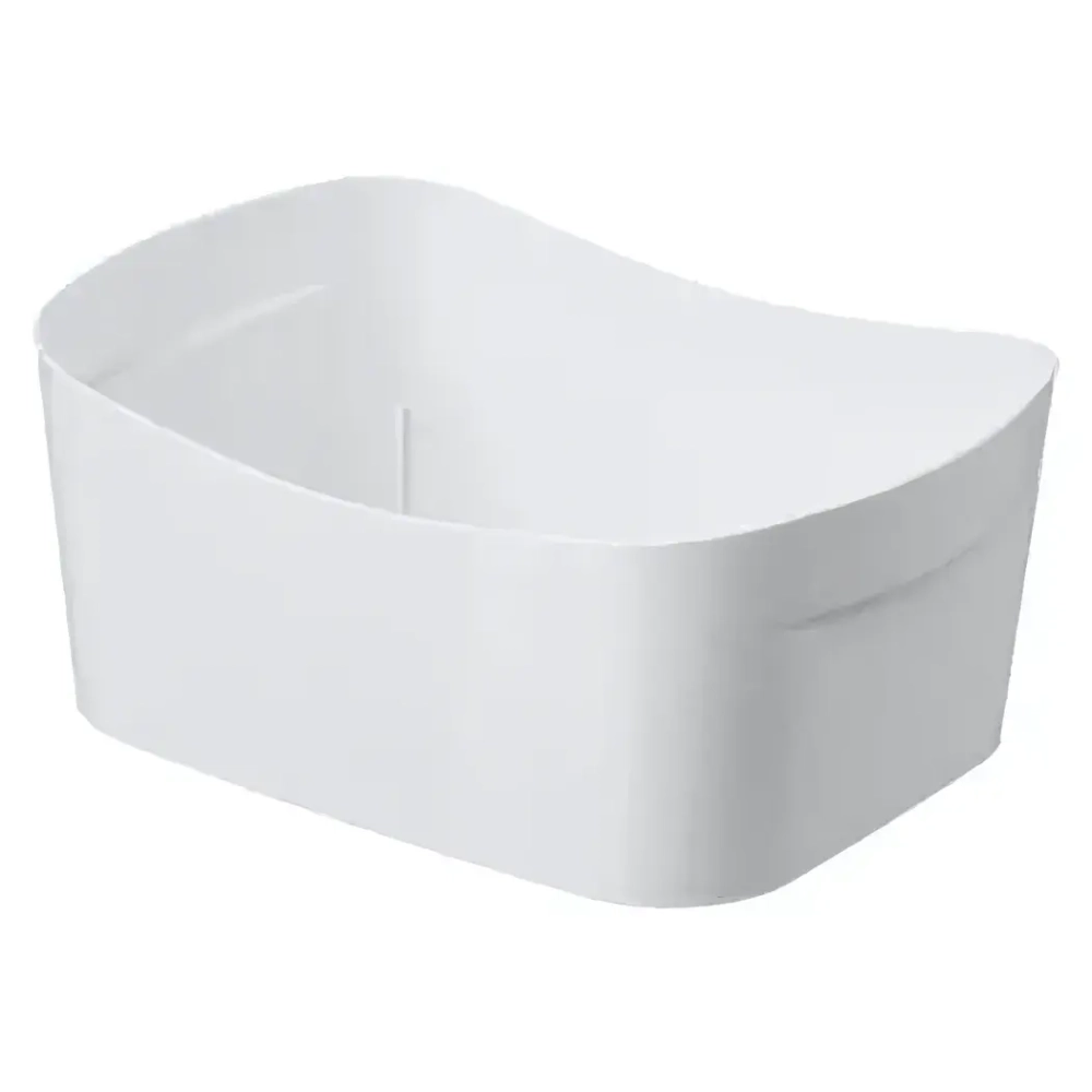 Корзинка универсальная «Poplar» 1,6л, 190х140х80мм (светло-серый)