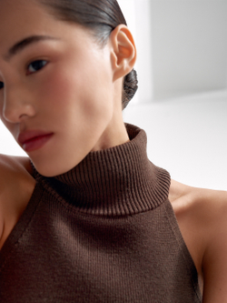 Кроп-топ AMUSE, шоколадный