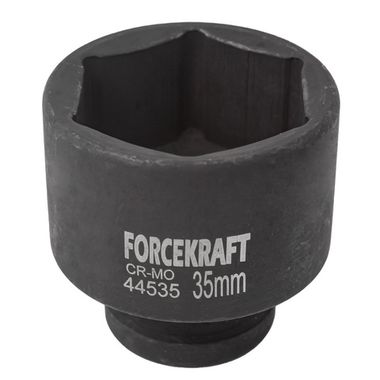 Головка ударная 35мм (6гр.),1/2'' FORCEKRAFT FK-44535