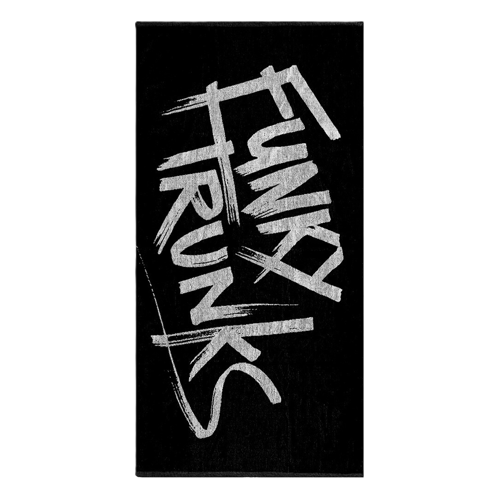 Хлопковое полотенце FUNKY TRUNKS Tagged Black