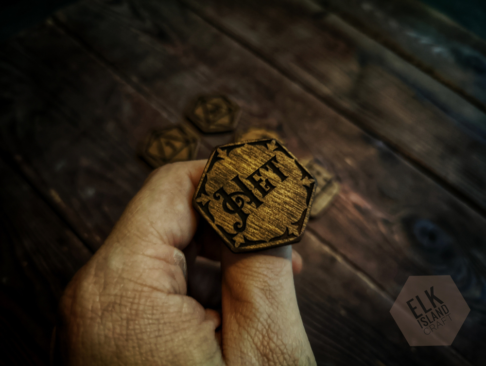 Жетоны  D2. Двусторонняя монета