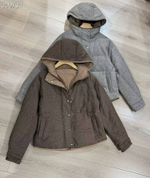 Двусторонний пуховик Brunello Cucinelli