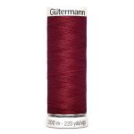 Нитки универсальные Gutermann Sew-all 100 (200 метров), 5 кат. | 226 т.брусничный