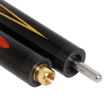 Бильярдный Кий для русского бильярда Луч двухсоставной (черный граб, лимонник, падук) 13 запилов