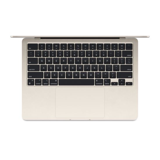 Apple MacBook Air 13" (M3, 8C CPU/8C GPU, 2024), 8 ГБ, 256 ГБ SSD, «сияющая звезда»