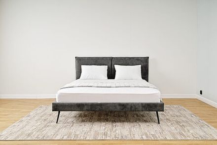 Кровать Сильвия 1,6 (Графит), ДСВ-Мебель