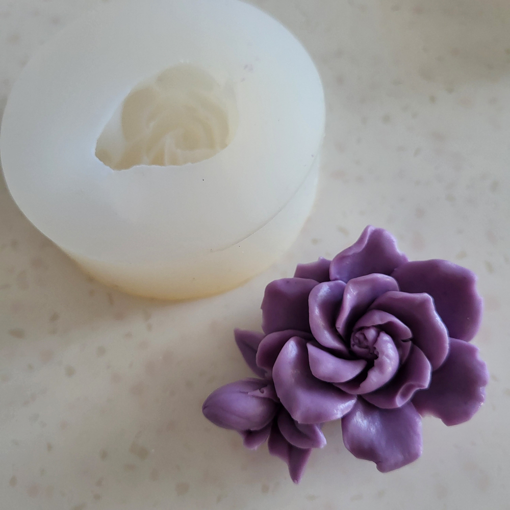 (Ликвидация) Молд 3D Роза 66*46*23 мм