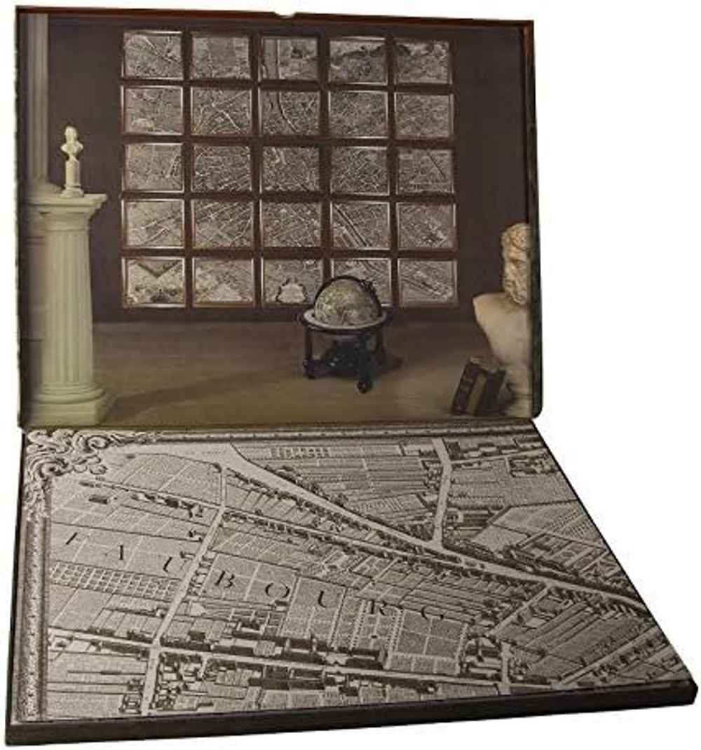 Карта Парижа 1739 года 240х190см Authentic Models