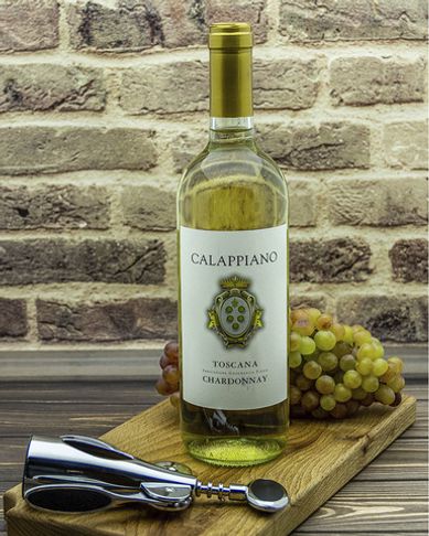 Вино Fattoria di Calappiano Шардоне Калаппиано Белое Сухое  2018 г.у. 12,5%, 0,75 л, Италия