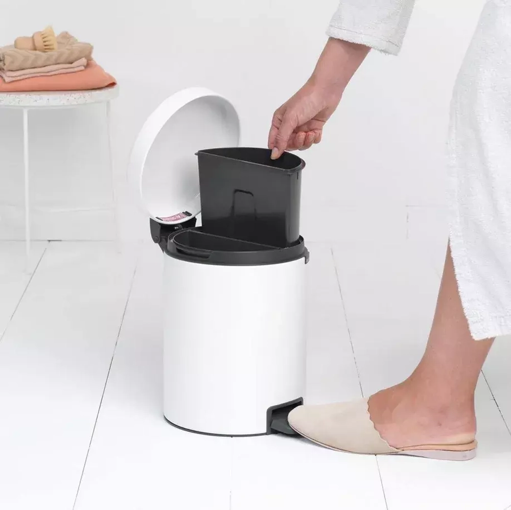 Brabantia - Контейнер для мусора NewIcon 2x2л матовый / артикул   280467  / GTIN 8710755280467