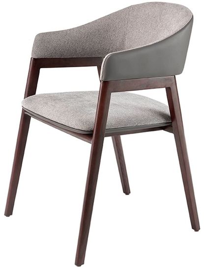 Стул 4091/ACH20070 с обивкой из ткани и экокожи