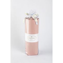 Простынь сатин с наволочками гр.розовый  TIVOLYO HOME