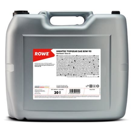 Масло трансмиссионное ROWE HIGHTEC TOPGEAR SAE 80W-90 (20 л.)