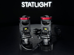 Светодиодные лампы H4, мини линзы H4, LED лампы H4, белые 5500k, 10800Lm, LED линзы, 2 шт