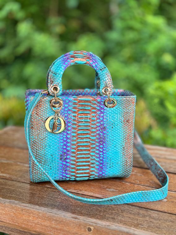 Сумка из питона в стиле Dior BG-510