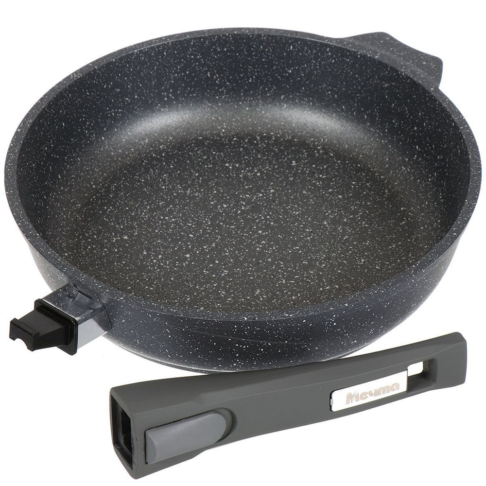 Сковорода алюминий, 24 см, антиприг, Мечта, Гранит, 024701, съем руч