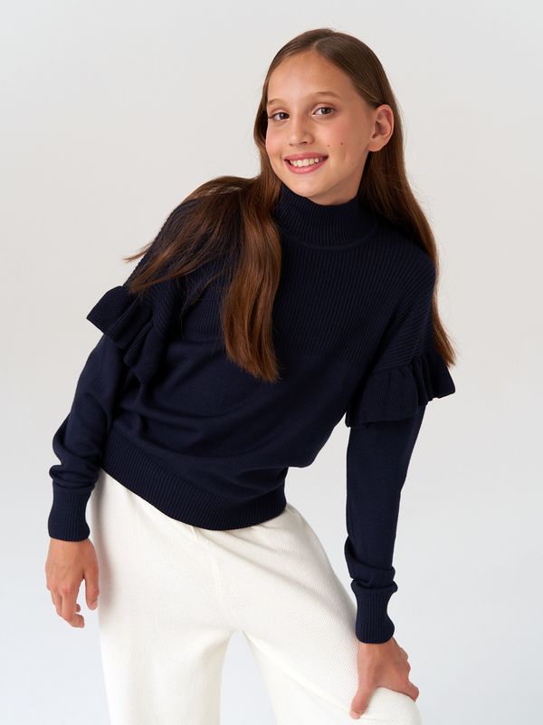 Джемпер для девочки AT244 синий