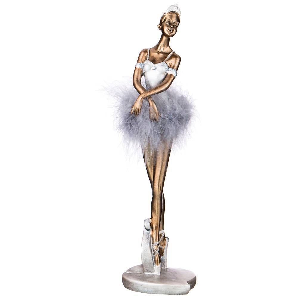 СТАТУЭТКА "БАЛЕРИНА" 8,5*8*29 СМ. СЕРИЯ "ФЬЮЖН" (КОР=16ШТ.)