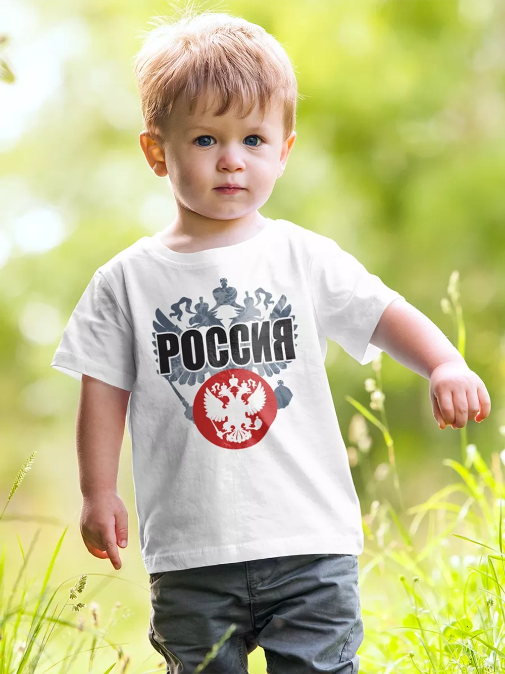 Футболка с гербом России