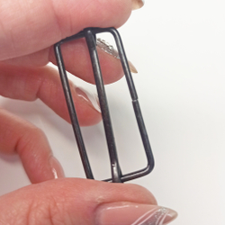 Рамка ременная 4см Черный никель