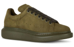 Alexander McQueen Oversized Sneakers "Green Suede" Women"s