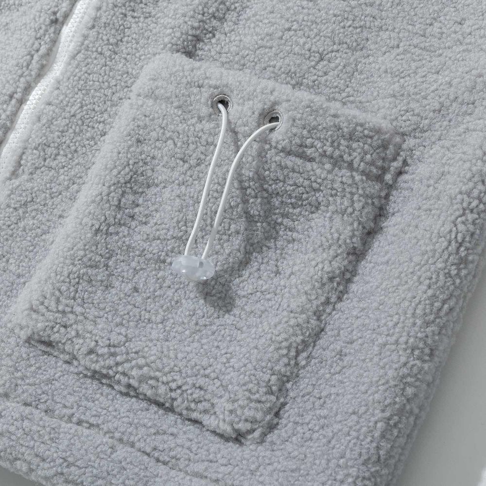 Куртка YMKASHIX Furry HTF Big Logo Пыльно-Синяя